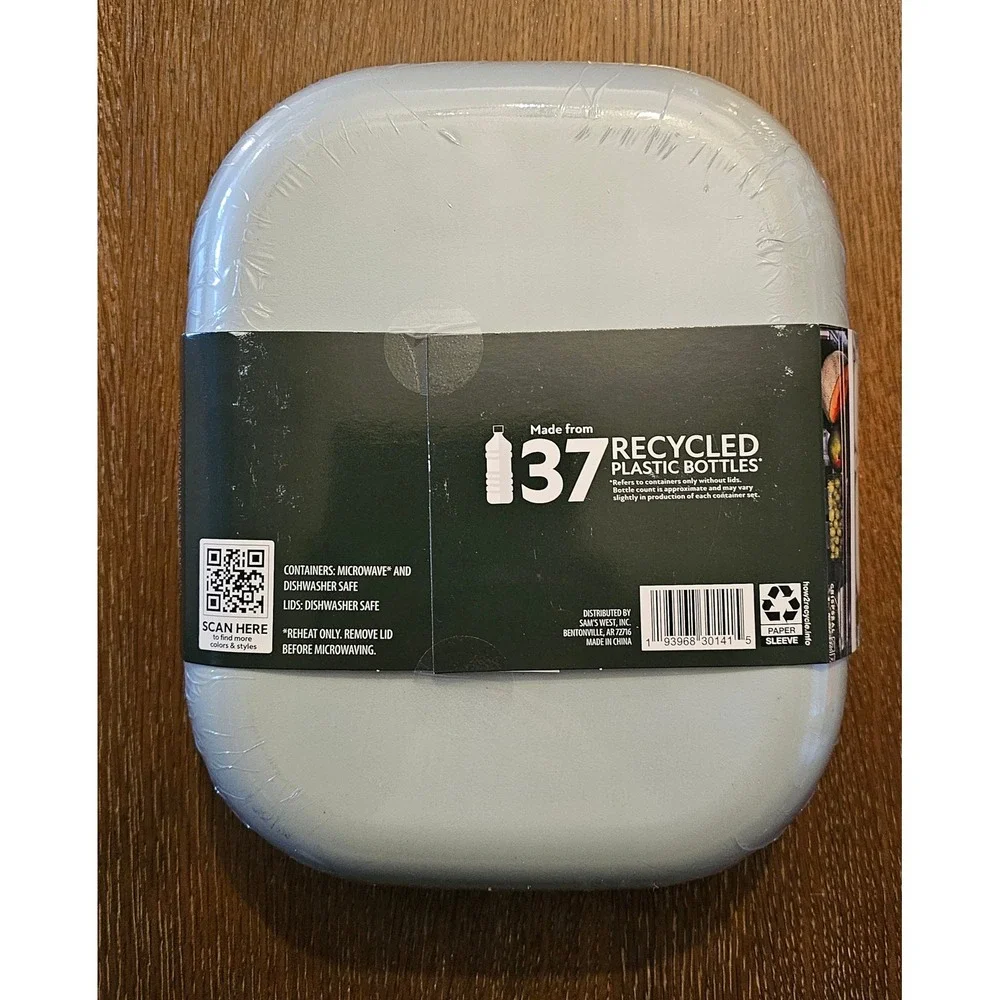 Members Mark ECO‎ FRIENDLY 10 PC Nested Food Storage Set Recycled  BPA Free